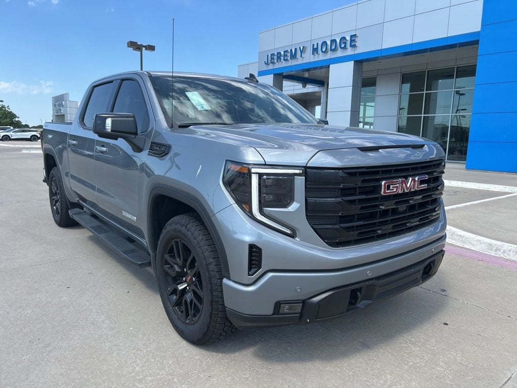 2026 GMC Sierra 1500 Elevation in Sterling Metallic — front three-quarter view